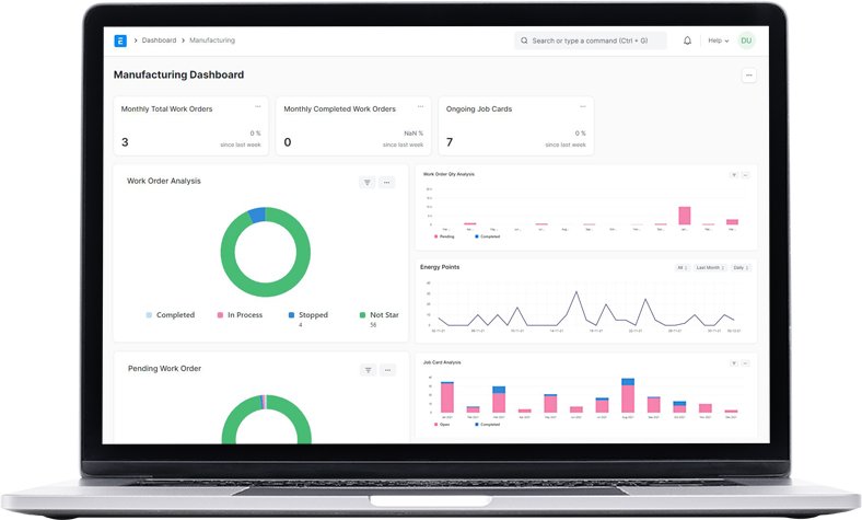 ERP integrated to WEGOTRADE view on desktop